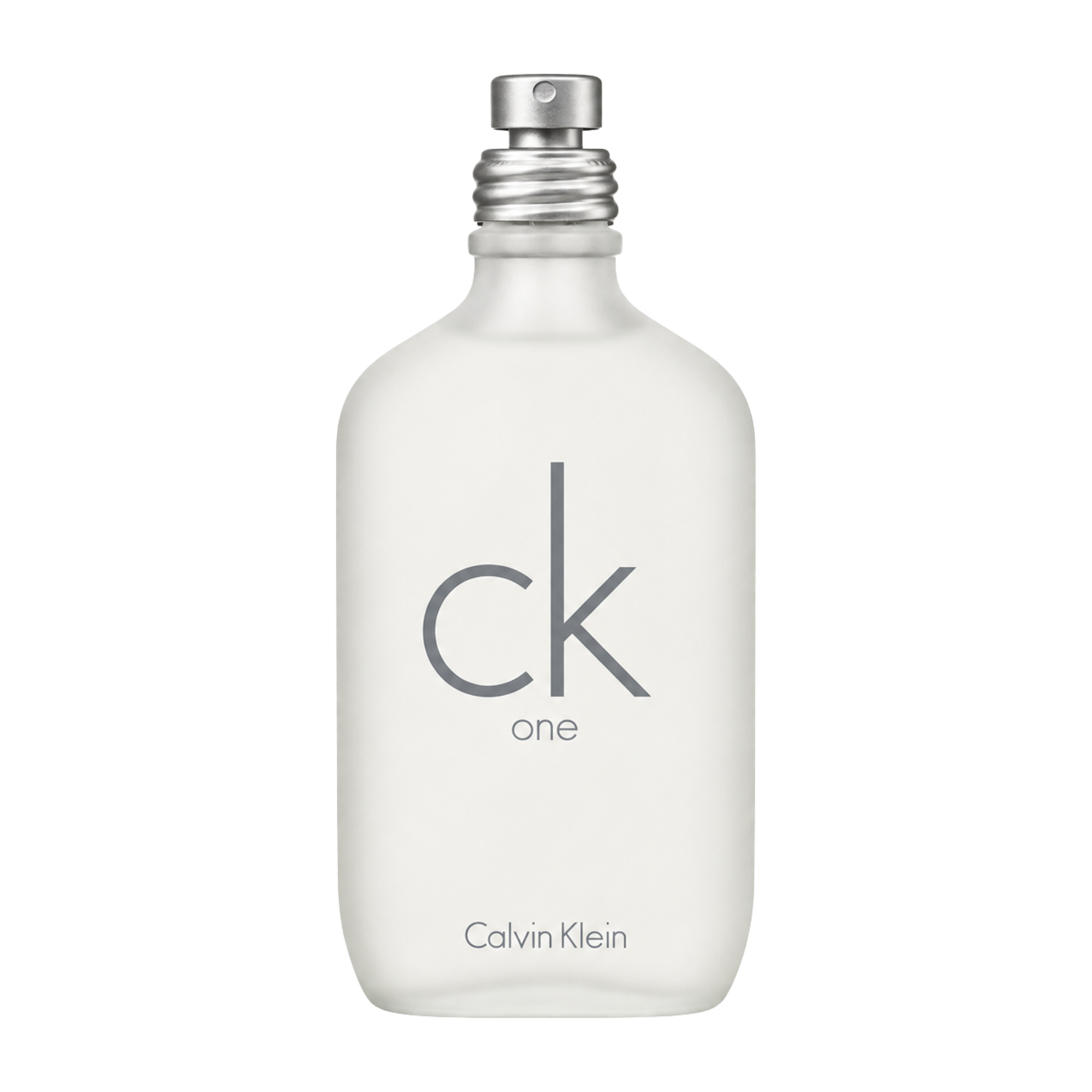 CK One EDT bottle — Bergamot, Lemon, Green Tea and Jasmine