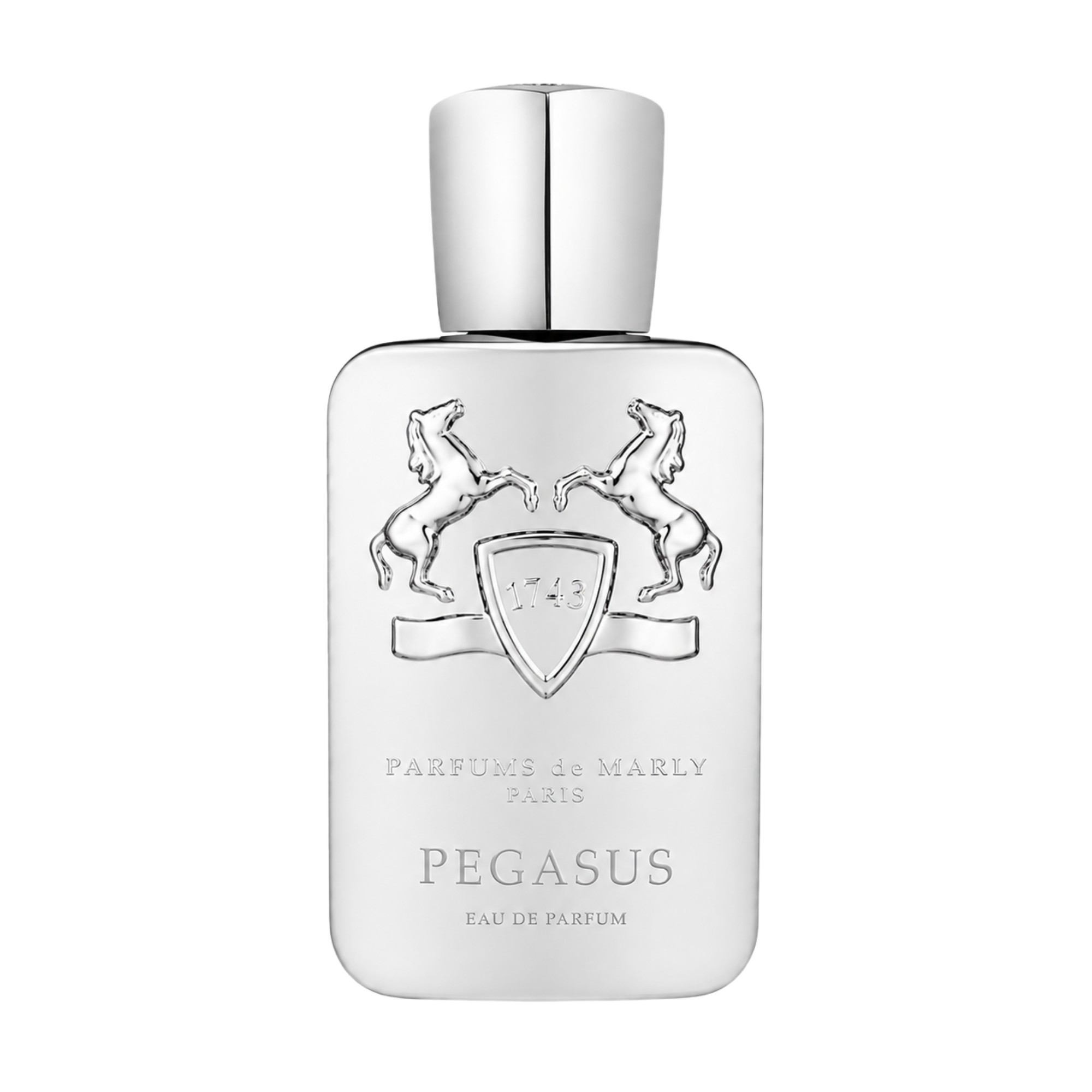 Pegasus EDP bottle — Almond, Heliotrope, Bergamot and Bitter Almond